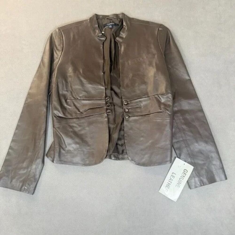 Chadwick’s Vinatge Women’s Brown Leather Jacket/Coat Size 4 - NWT